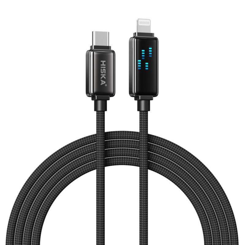 کابل تبدیل USB-C به لایتنینگ هیسکا مدل LX-19CL طول 1 متر کابل تبدیل USB-C به لایتنینگ هیسکا مدل LX-19CL طول 1 متر