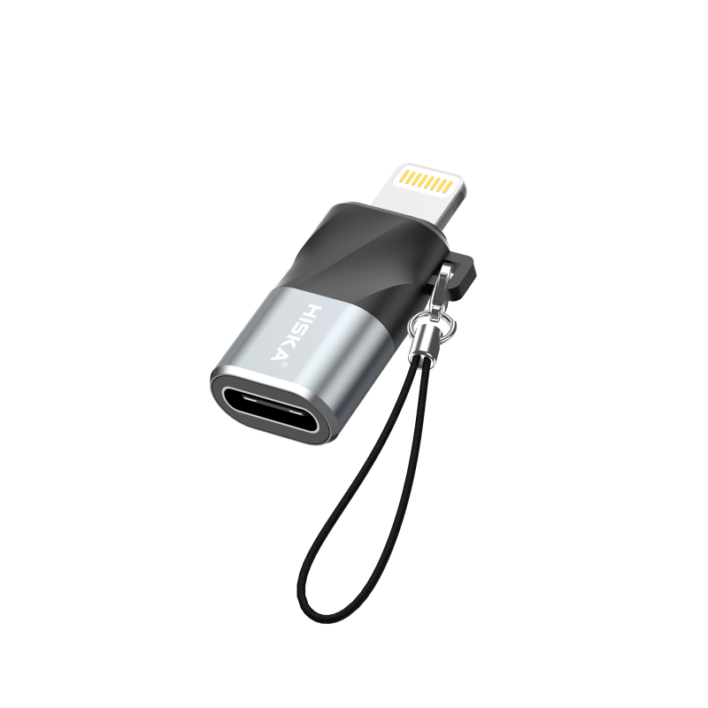 مبدل OTG USB-C به لایتنینگ هیسکا مدل H7 مبدل OTG USB-C به لایتنینگ هیسکا مدل H7
