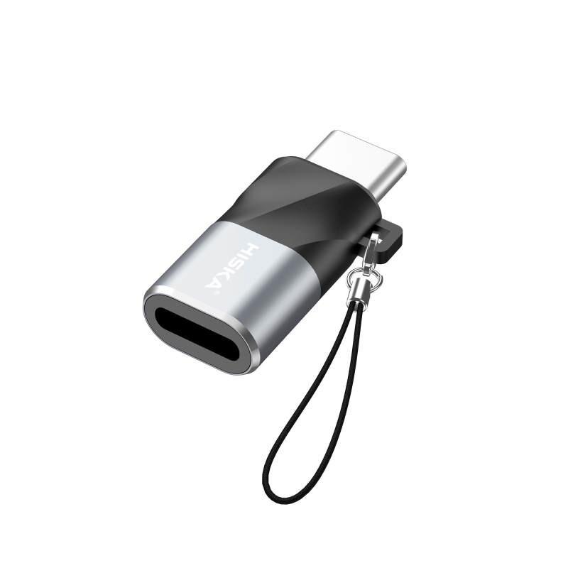 مبدل OTG لایتنینگ به USB-C هیسکا مدل H8 مبدل OTG لایتنینگ به USB-C هیسکا مدل H8