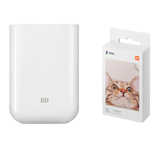پرینتر چاپ سریع عکس شیائومی مدل XMKDDYJ01HT به همراه کاغذ چاپ عکس 20 عددی پرینتر چاپ سریع عکس شیائومی مدل XMKDDYJ01HT به همراه کاغذ چاپ عکس 20 عددی