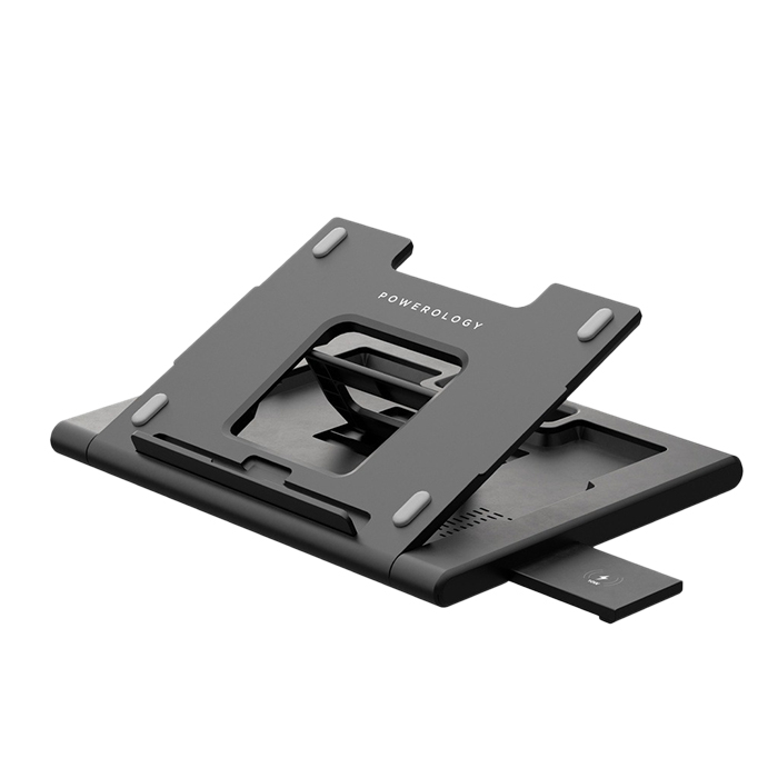 پایه نگهدارنده لپ تاپ پاورولوجی مدل PWPROHUB پایه نگهدارنده لپ تاپ پاورولوجی مدل PWPROHUB