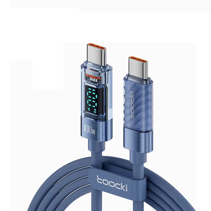 کابل دو سر تایپ سی توکی مدل 100W TQ-X36 طول 1 متر کابل دو سر تایپ سی توکی مدل 100W TQ-X36 طول 1 متر