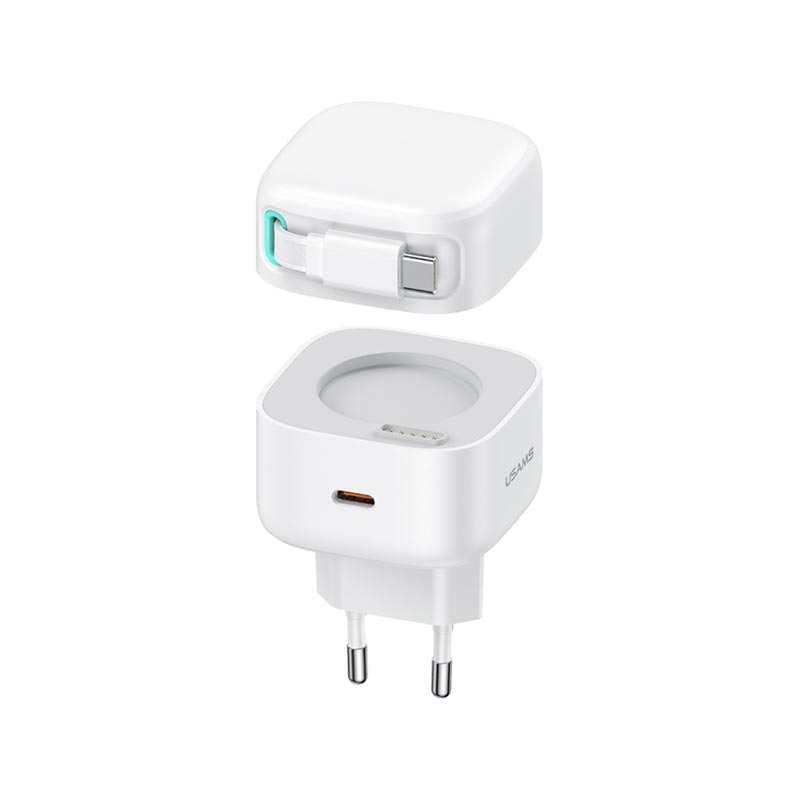 شارژر دیواری 35 وات یوسمز مدل CC202 به همراه کابل USB-C شارژر دیواری 35 وات یوسمز مدل CC202 به همراه کابل USB-C