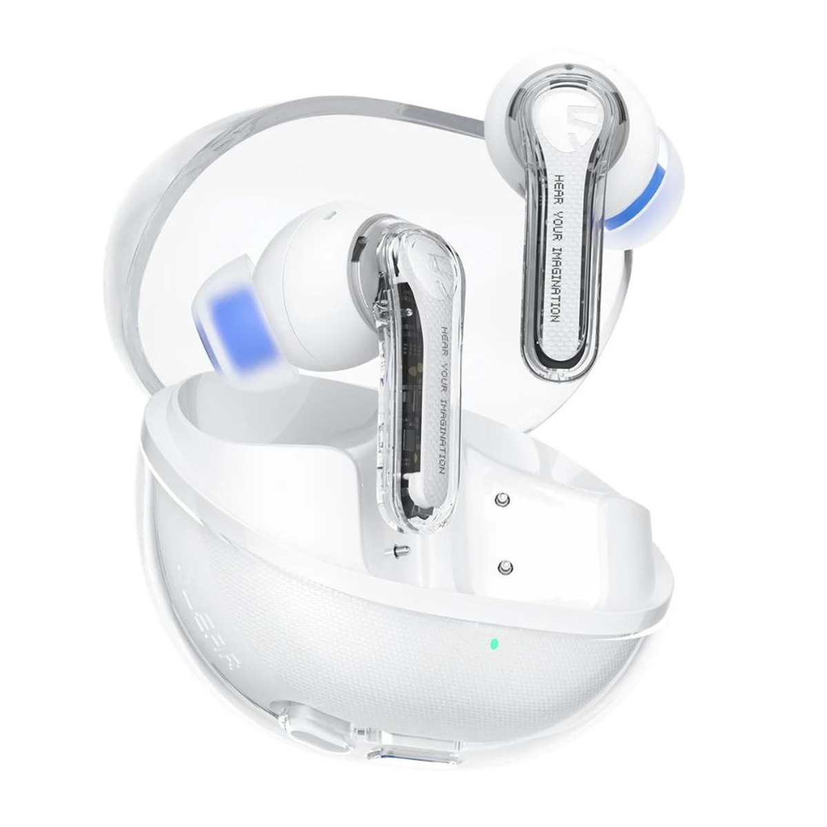 هندزفری بلوتوثی ساندپیتز مدل Clear-سفید هندزفری بلوتوثی ساندپیتز مدل Clear-سفید