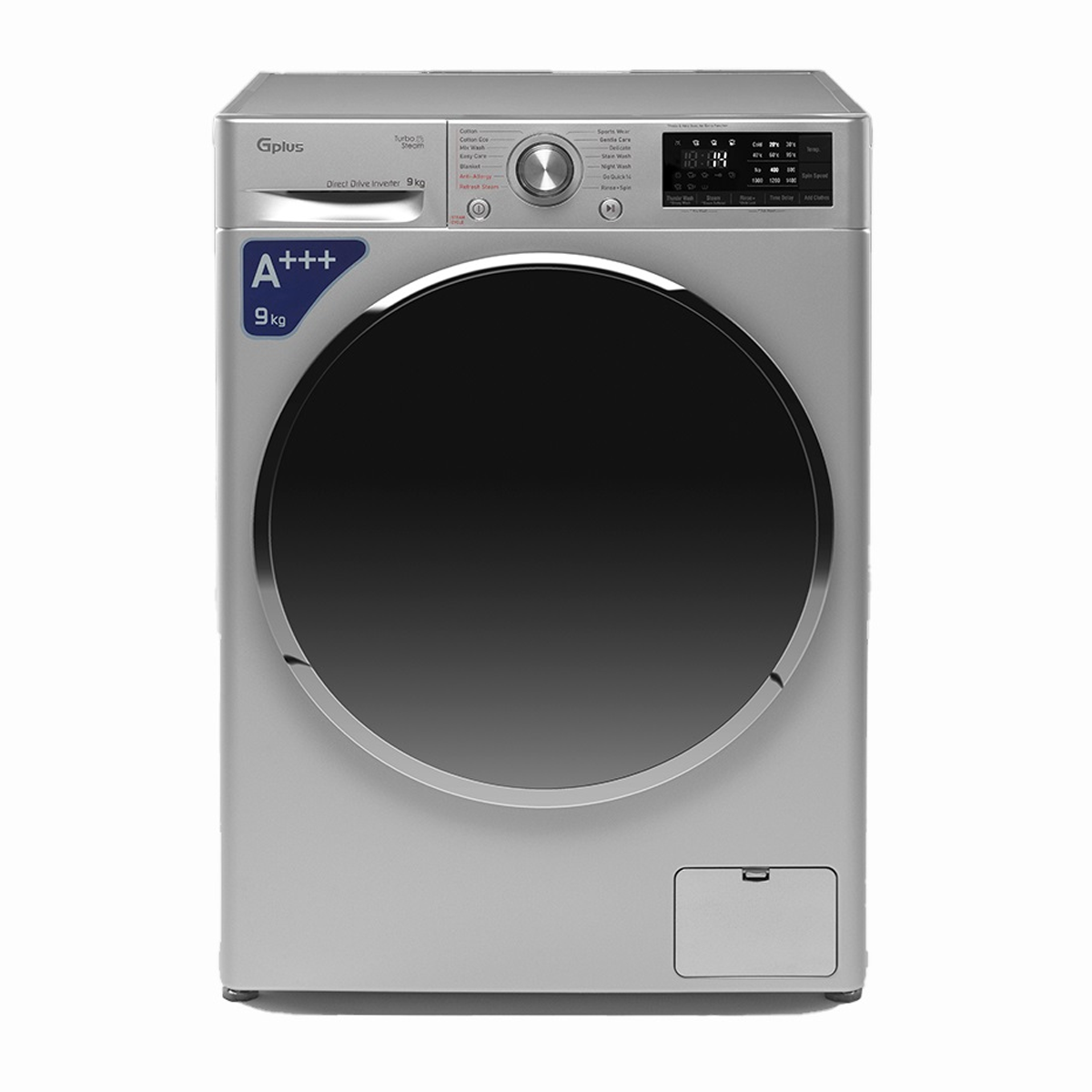 ماشین لباسشویی جی پلاس 9 کیلویی مدل GWM-R990S ماشین لباسشویی جی پلاس 9 کیلویی مدل GWM-R990S