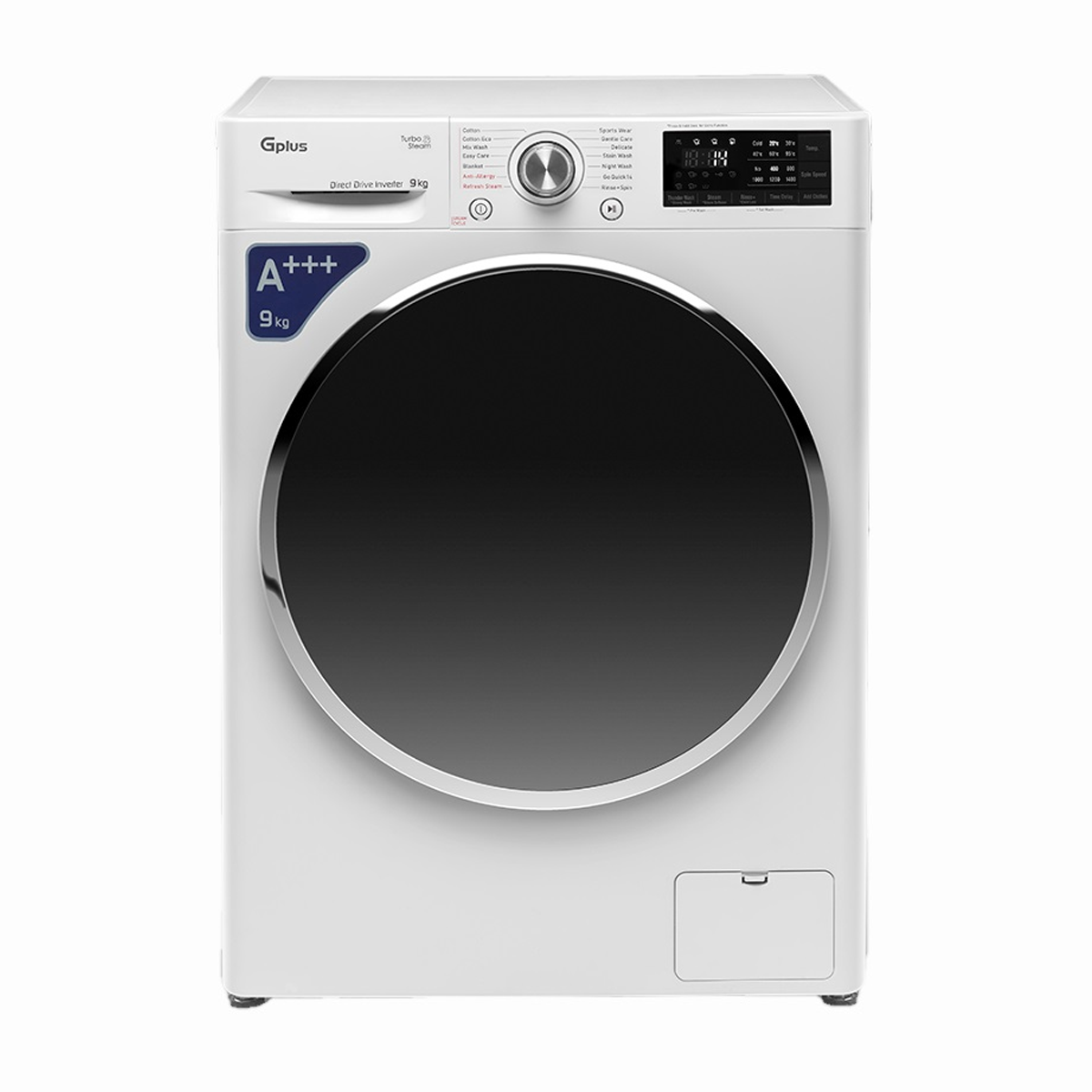 ماشین لباسشویی جی پلاس 9 کیلویی مدل GWM-R990W ماشین لباسشویی جی پلاس 9 کیلویی مدل GWM-R990W