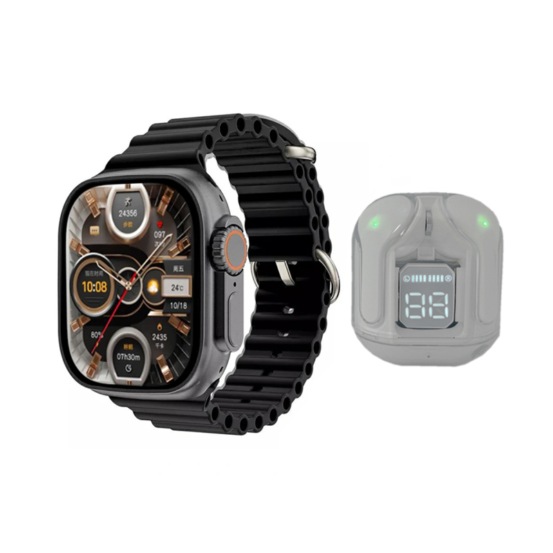 ساعت هوشمند ویسمی مدل WS-X19 Ultra 3 به همراه هدفون بلوتوثی  ساعت هوشمند ویسمی مدل WS-X19 Ultra 3 به همراه هدفون بلوتوثی