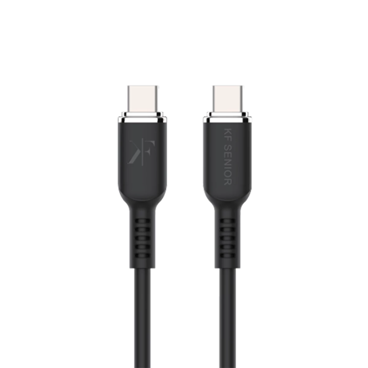 کابل دو سر تایپ سی کی اف سنیور مدل S90 طول 1.2 متر-سفید کابل دو سر تایپ سی کی اف سنیور مدل S90 طول 1.2 متر-سفید