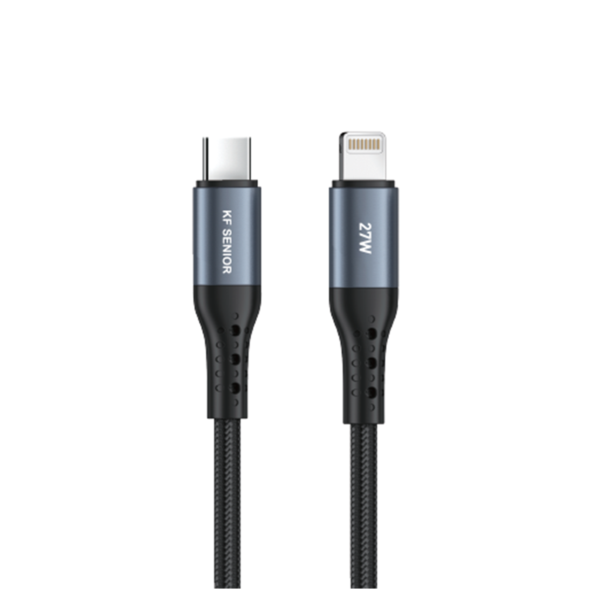 کابل تایپ سی به لایتنینگ کی اف سنیور مدل S89 طول 1.2 متر-مشکی کابل تایپ سی به لایتنینگ کی اف سنیور مدل S89 طول 1.2 متر-مشکی