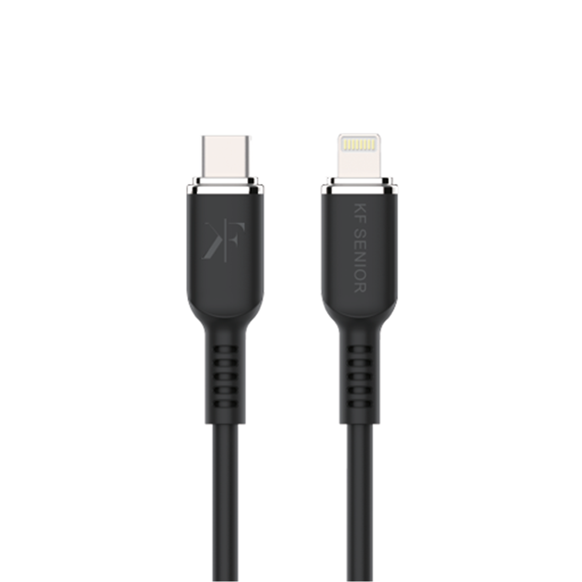 کابل تایپ سی به لایتنینگ کی اف سنیور مدل S90 طول 1.2 متر کابل تایپ سی به لایتنینگ کی اف سنیور مدل S90 طول 1.2 متر