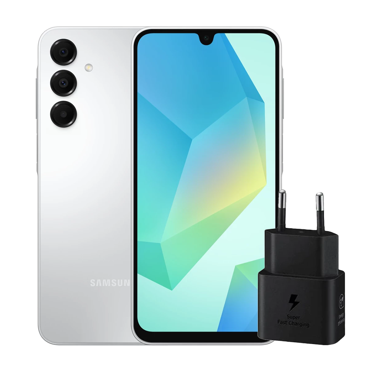 گوشی موبایل سامسونگ مدل Galaxy A16 4G ظرفیت 128 گیگابایت رم 4 گیگابایت - ویتنام به همراه شارژر 25 وات سامسونگ گوشی موبایل سامسونگ مدل Galaxy A16 4G ظرفیت 128 گیگابایت رم 4 گیگابایت - ویتنام به همراه شارژر 25 وات سامسونگ