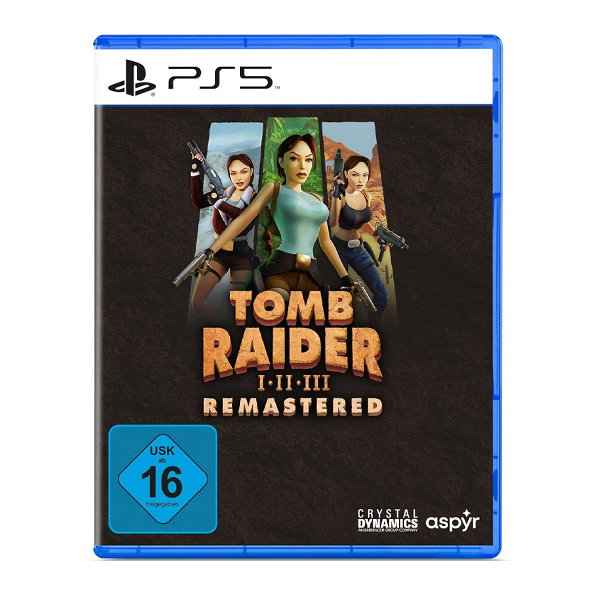 بازی Tomb Raider I-II-III Remastered برای PS5-چند رنگ 