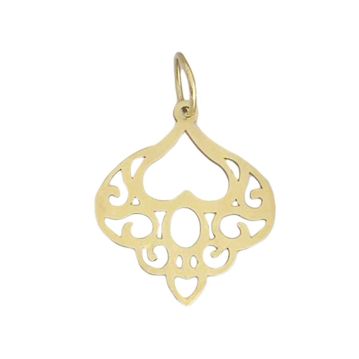 آویز طلا زنانه طرح ژالین کوکو طلا-0.55 آویز طلا زنانه طرح ژالین کوکو طلا-0.55