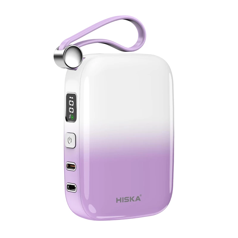 پاوربانک هیسکا مدل HP-125PD ظرفیت 10000 میلی آمپر ساعت-آبی