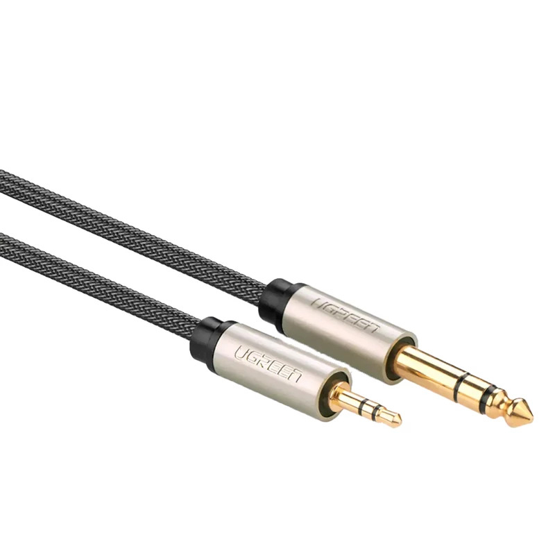 کابل تبدیل صدا 3.5mm به 6.35mm یوگرین مدل 10629 طول 3 متر کابل تبدیل صدا 3.5mm به 6.35mm یوگرین مدل 10629 طول 3 متر