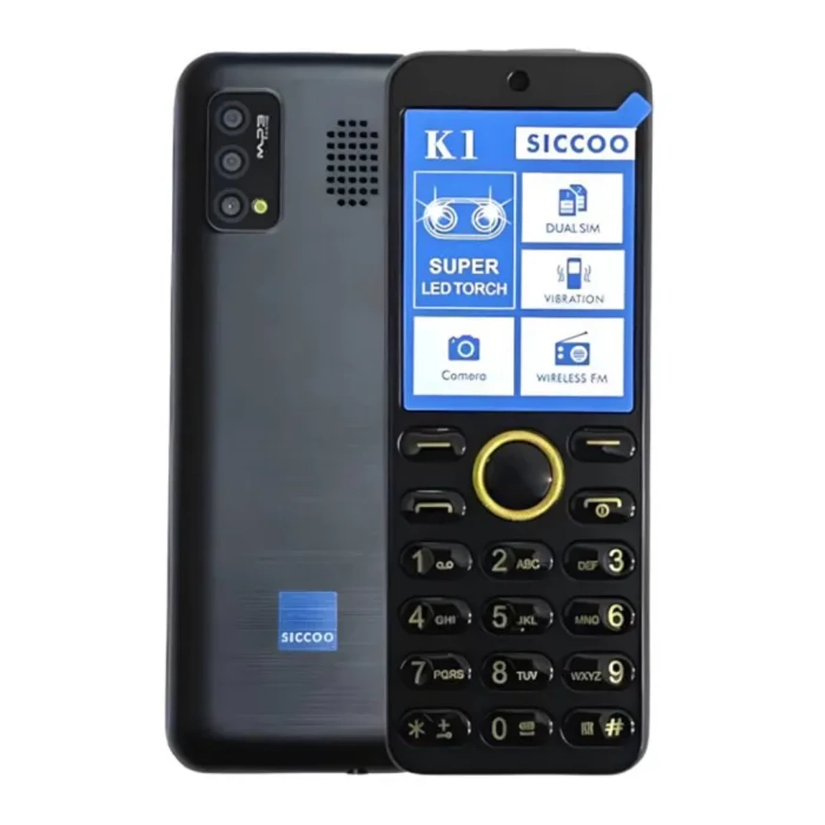 گوشی موبایل سیکو مدل K1 دو سیم کارت-آبی