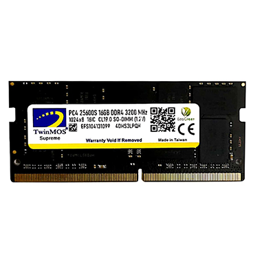 رم لپ تاپ DDR5 تک کاناله 4800 مگاهرتز توین موس ظرفیت 16 گیگابایت رم لپ تاپ DDR5 تک کاناله 4800 مگاهرتز توین موس ظرفیت 16 گیگابایت