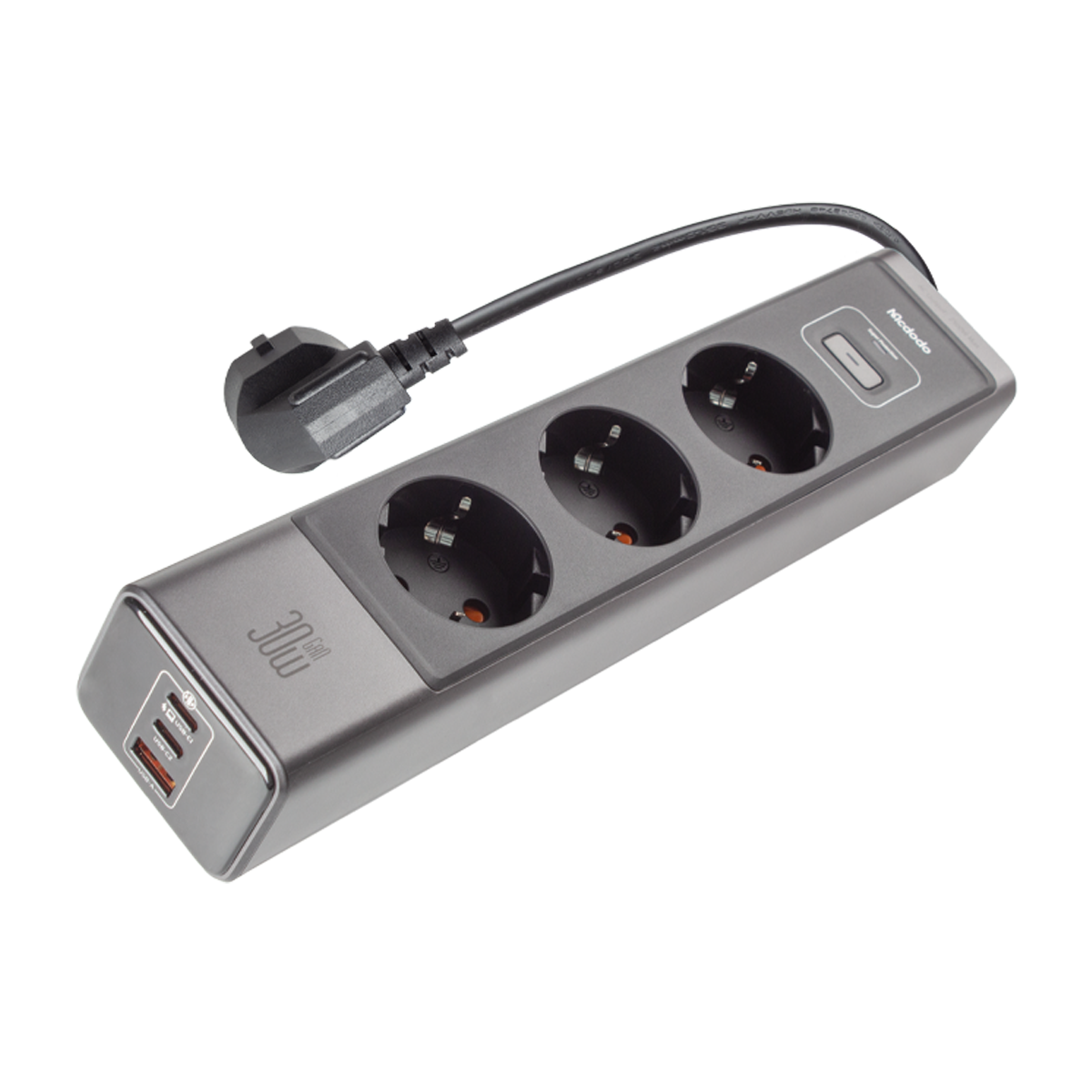 محافظ و چندراهی برق مک دودو مدل Surge Protection Power Strip 6 in 1-مشکی محافظ و چندراهی برق مک دودو مدل Surge Protection Power Strip 6 in 1-مشکی