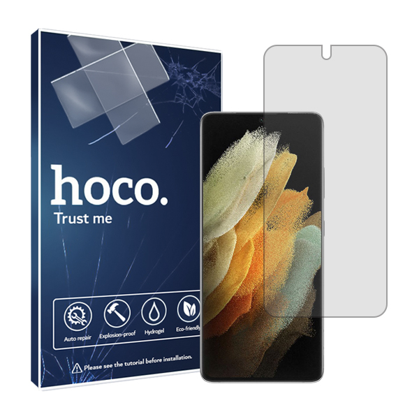 محافظ صفحه نمایش شفاف  هوکو مدل HyGEL مناسب برای گوشی موبایل سامسونگ  Galaxy  S 21 Ultra محافظ صفحه نمایش شفاف  هوکو مدل HyGEL مناسب برای گوشی موبایل سامسونگ  Galaxy  S 21 Ultra