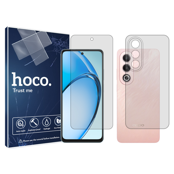 محافظ صفحه نمایش شفاف هوکو مدل Resistant‌ مناسب برای گوشی موبایل اوپو   A3x China به همراه محافظ پشت گوشی