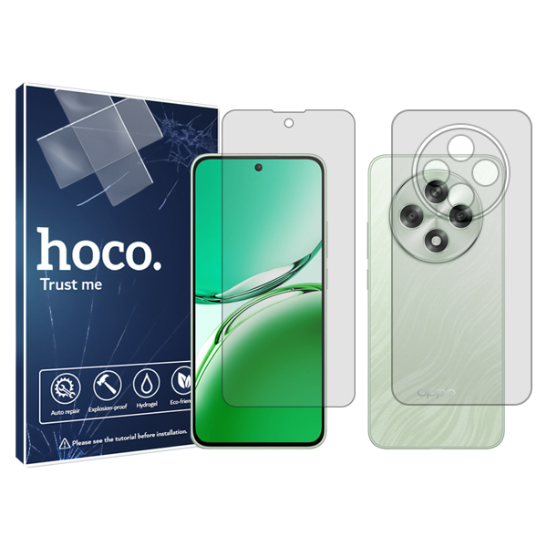 محافظ صفحه نمایش شفاف هوکو مدل Resistant مناسب برای گوشی موبایل اوپو   A3 5G به همراه محافظ پشت گوشی محافظ صفحه نمایش شفاف هوکو مدل Resistant مناسب برای گوشی موبایل اوپو   A3 5G به همراه محافظ پشت گوشی