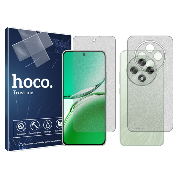 محافظ صفحه نمایش مات هوکو مدل Resistant مناسب برای گوشی موبایل اوپو   A3 5G به همراه محافظ پشت گوشی محافظ صفحه نمایش مات هوکو مدل Resistant مناسب برای گوشی موبایل اوپو   A3 5G به همراه محافظ پشت گوشی