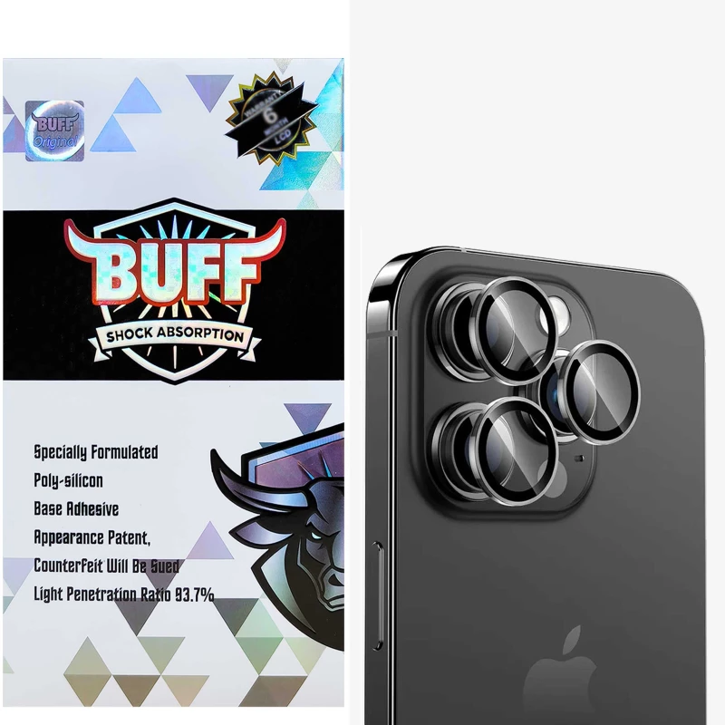 محافظ لنز گوشی اپل iPhone 16 Pro Max-16 Pro بوف مدل HD-ColorLenz-G-سفید محافظ لنز گوشی اپل iPhone 16 Pro Max-16 Pro بوف مدل HD-ColorLenz-G-سفید