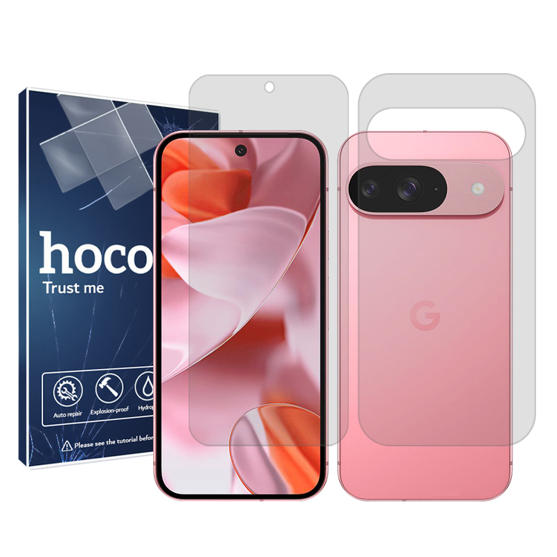 محافظ صفحه نمایش شفاف هوکو مدل Resistant مناسب برای گوشی موبایل گوگل Pixel 9 به همراه محافظ پشت گوشی محافظ صفحه نمایش شفاف هوکو مدل Resistant مناسب برای گوشی موبایل گوگل Pixel 9 به همراه محافظ پشت گوشی