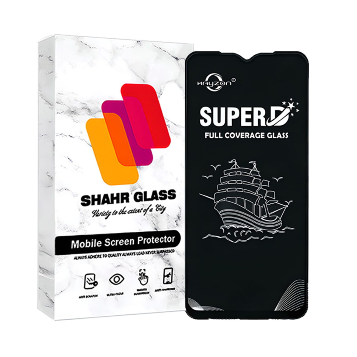 گلس گوشی شیائومی Redmi 9 - Redmi 9A - Redmi 9C - Redmi 9 Activ - Redmi 10A شهر گلس مدل SHIPS -مشکی گلس گوشی شیائومی Redmi 9 - Redmi 9A - Redmi 9C - Redmi 9 Activ - Redmi 10A شهر گلس مدل SHIPS -مشکی