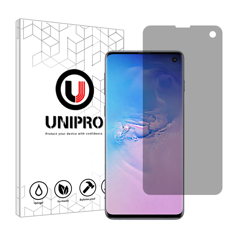 محافظ صفحه نمایش حریم شخصی یونی پرو مدل Explosion Proof مناسب برای گوشی موبایل سامسونگ Galaxy S10 محافظ صفحه نمایش حریم شخصی یونی پرو مدل Explosion Proof مناسب برای گوشی موبایل سامسونگ Galaxy S10