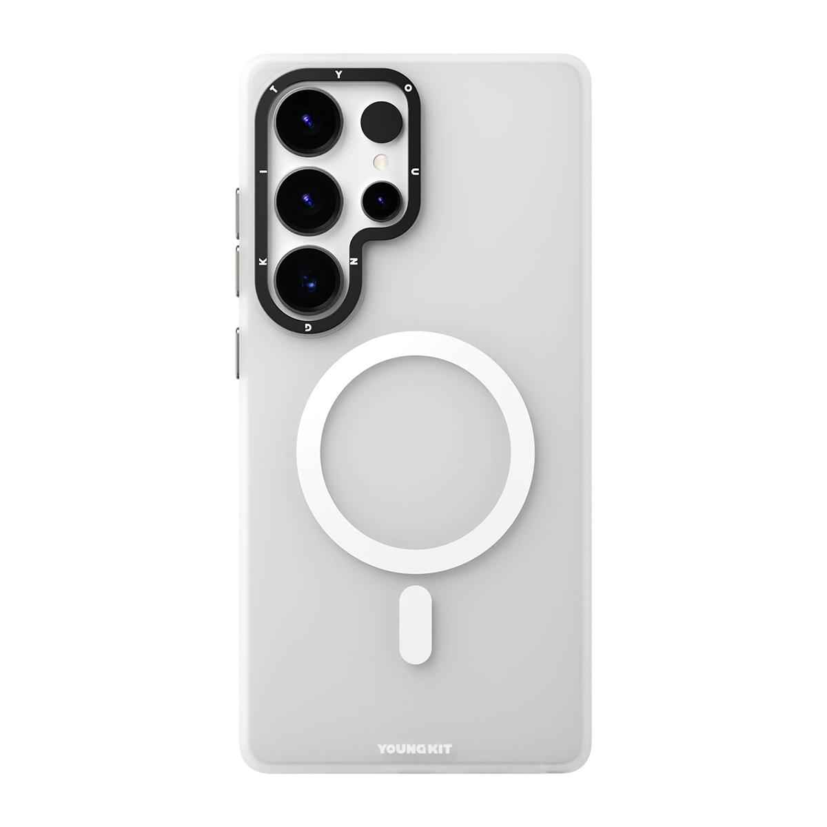 قاب گوشی سامسونگ S25 Ultra یانگ کیت مدل Hidden Sand Matte Texture-سفید قاب گوشی سامسونگ S25 Ultra یانگ کیت مدل Hidden Sand Matte Texture-سفید