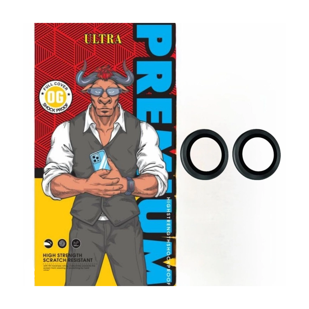 محافظ لنز دوربین گوشی اپل iPhone 16 Pro Max اولترا مدل رینگی-مشکی محافظ لنز دوربین گوشی اپل iPhone 16 Pro Max اولترا مدل رینگی-مشکی