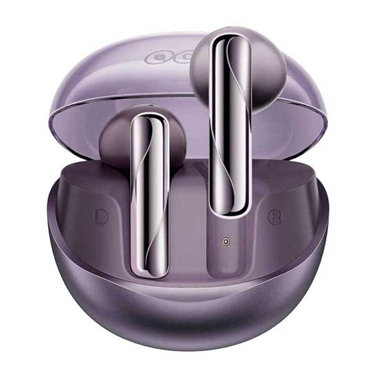هندزفری بلوتوثی کیو سی وای مدل AilyBuds Clear-بنفش