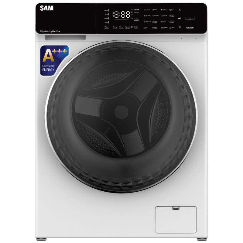 ماشین لباسشویی سام الکترونیک مدل DD-P1485/W ظرفیت 9 کیلوگرم ماشین لباسشویی سام الکترونیک مدل DD-P1485/W ظرفیت 9 کیلوگرم
