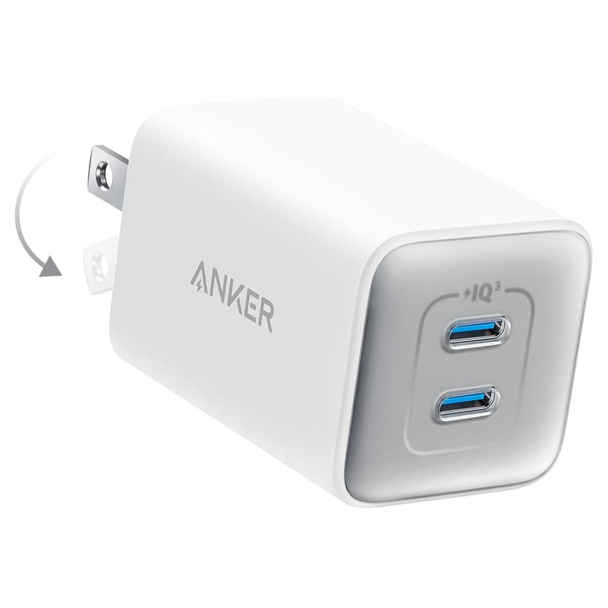 شارژر دیواری انکر مدل Nano 3 A2039 توان 47 وات-سفید شارژر دیواری انکر مدل Nano 3 A2039 توان 47 وات-سفید