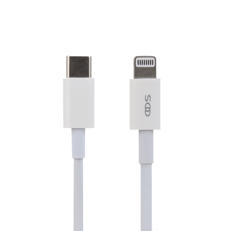 کابل  تبدیل USB-C به لایتنینگ مدل SY13 طول 1 متر