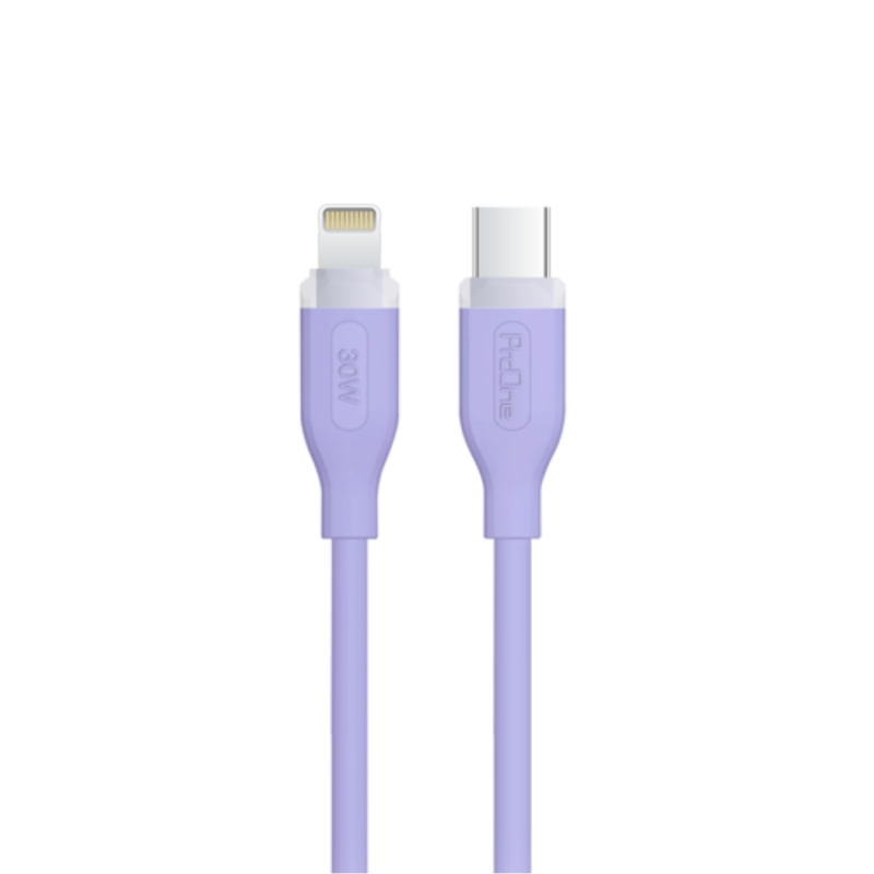 کابل تبدیل USB-C به لایتنینگ پرووان مدل PCC122 طول 1 متر کابل تبدیل USB-C به لایتنینگ پرووان مدل PCC122 طول 1 متر