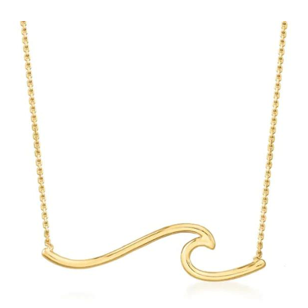 دستبند طلا زنانه طرح موج مینیمال قو طلایی کد B045180-1.50 دستبند طلا زنانه طرح موج مینیمال قو طلایی کد B045180-1.50