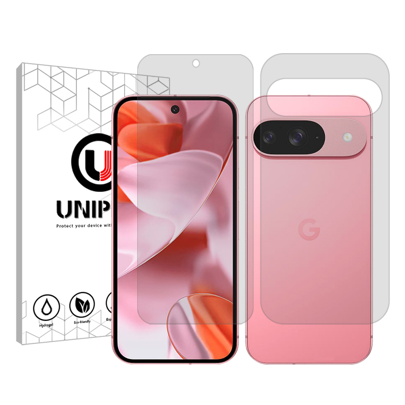 محافظ صفحه نمایش شفاف یونی پرو مدل Star 4 مناسب برای گوشی موبایل گوگل Pixel 9 به همراه محافظ پشت گوشی محافظ صفحه نمایش شفاف یونی پرو مدل Star 4 مناسب برای گوشی موبایل گوگل Pixel 9 به همراه محافظ پشت گوشی