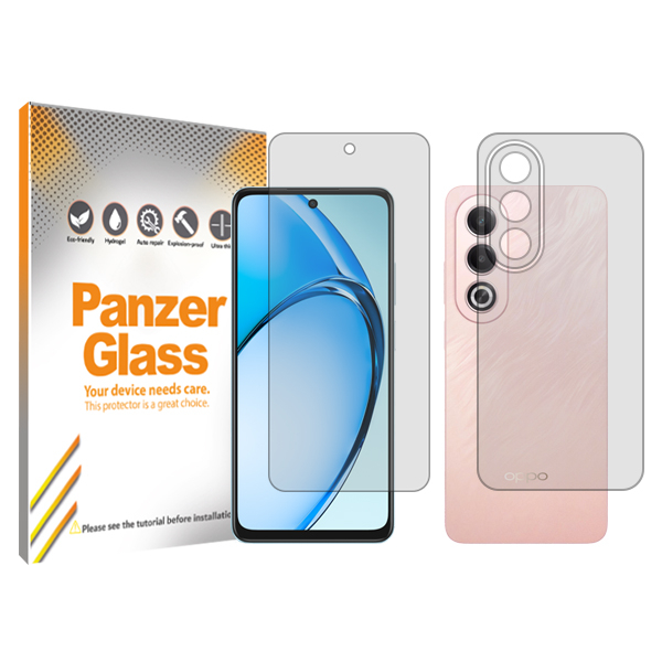 محافظ صفحه نمایش شفاف پنزر گلس مدل Resistant مناسب برای گوشی موبایل اوپو   A3x China به همراه محافظ پشت گوشی محافظ صفحه نمایش شفاف پنزر گلس مدل Resistant مناسب برای گوشی موبایل اوپو   A3x China به همراه محافظ پشت گوشی