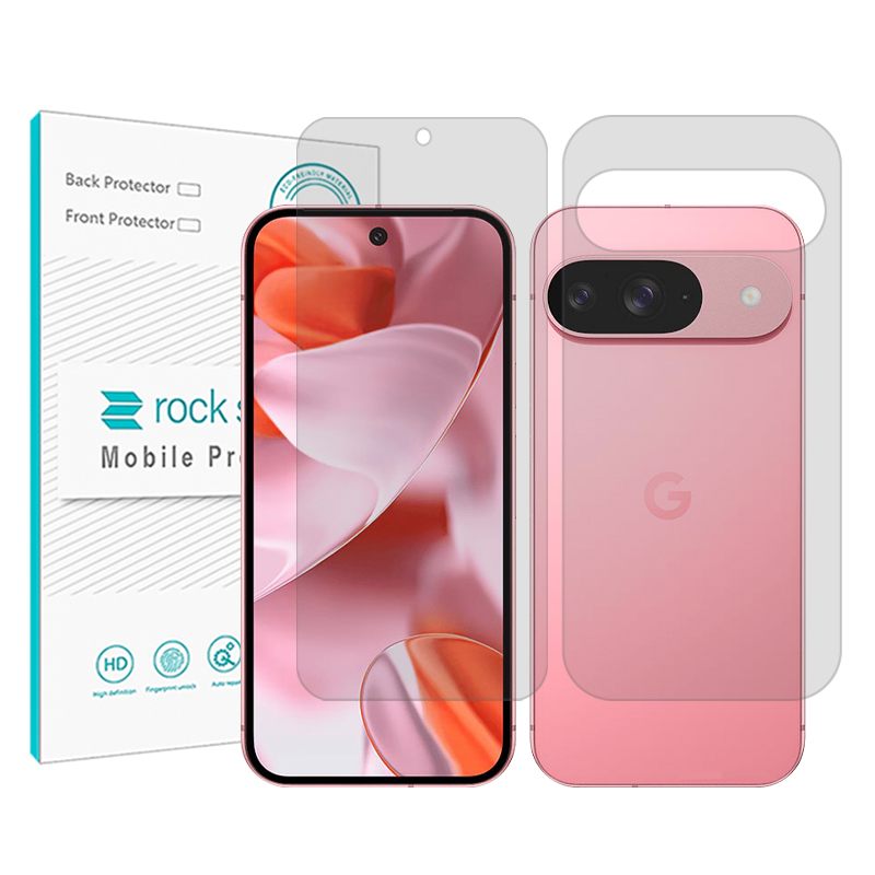 محافظ صفحه نمایش شفاف راک اسپیس مدل Resistant مناسب برای گوشی موبایل گوگل Pixel 9 به همراه محافظ پشت گوشی محافظ صفحه نمایش شفاف راک اسپیس مدل Resistant مناسب برای گوشی موبایل گوگل Pixel 9 به همراه محافظ پشت گوشی