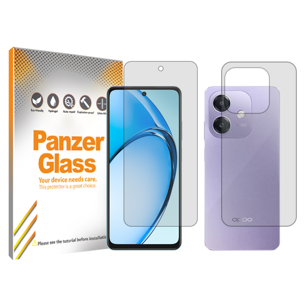 محافظ صفحه نمایش شفاف پنزر گلس مدل Resistant مناسب برای گوشی موبایل اوپو  A3x به همراه محافظ پشت گوشی محافظ صفحه نمایش شفاف پنزر گلس مدل Resistant مناسب برای گوشی موبایل اوپو  A3x به همراه محافظ پشت گوشی