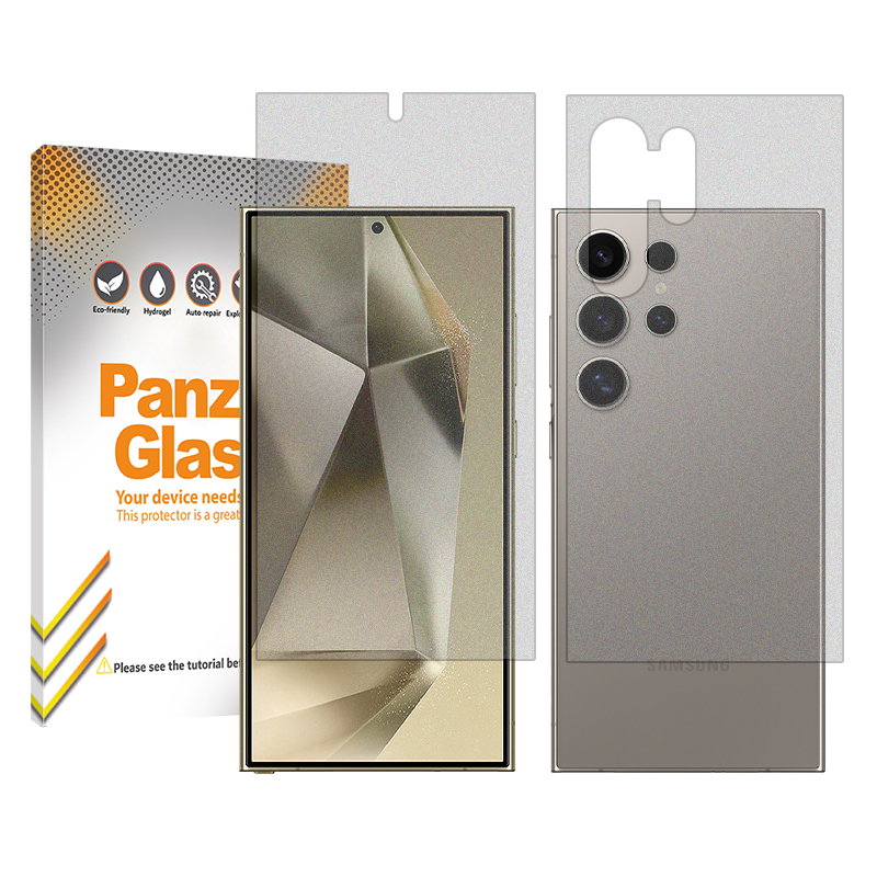 محافظ صفحه نمایش مات پنزر گلس مدل Resistant مناسب برای گوشی موبایل سامسونگ Galaxy S24 Ultra به همراه محافظ پشت گوشی محافظ صفحه نمایش مات پنزر گلس مدل Resistant مناسب برای گوشی موبایل سامسونگ Galaxy S24 Ultra به همراه محافظ پشت گوشی