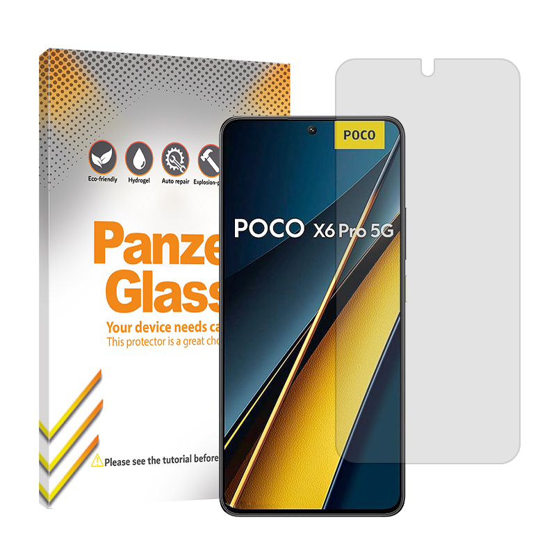 محافظ صفحه نمایش شفاف پنزر گلس مدل Resistant مناسب برای گوشی موبایل شیائومی Poco X6 Pro محافظ صفحه نمایش شفاف پنزر گلس مدل Resistant مناسب برای گوشی موبایل شیائومی Poco X6 Pro