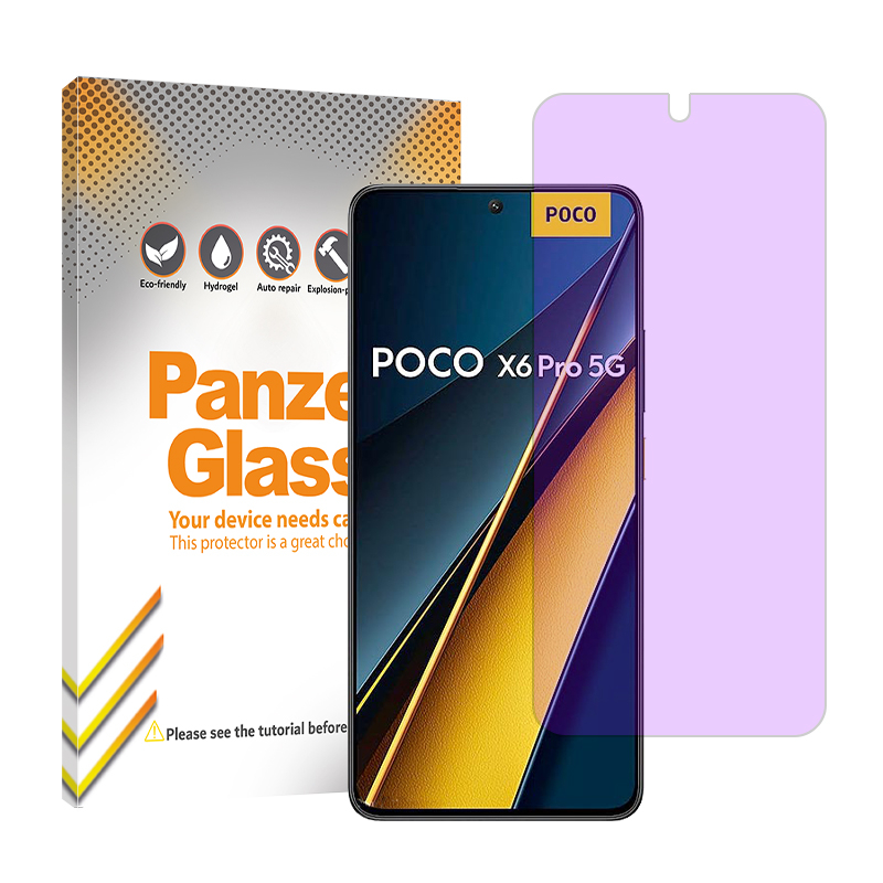 محافظ صفحه نمایش ضد اشعه بنفش پنزر گلس مدل Resistant مناسب برای گوشی موبایل شیائومی Poco X6 Pro محافظ صفحه نمایش ضد اشعه بنفش پنزر گلس مدل Resistant مناسب برای گوشی موبایل شیائومی Poco X6 Pro
