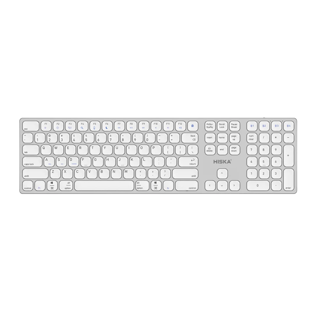 کیبورد بی سیم هیسکا مدل HX-KE245-سفید کیبورد بی سیم هیسکا مدل HX-KE245-سفید