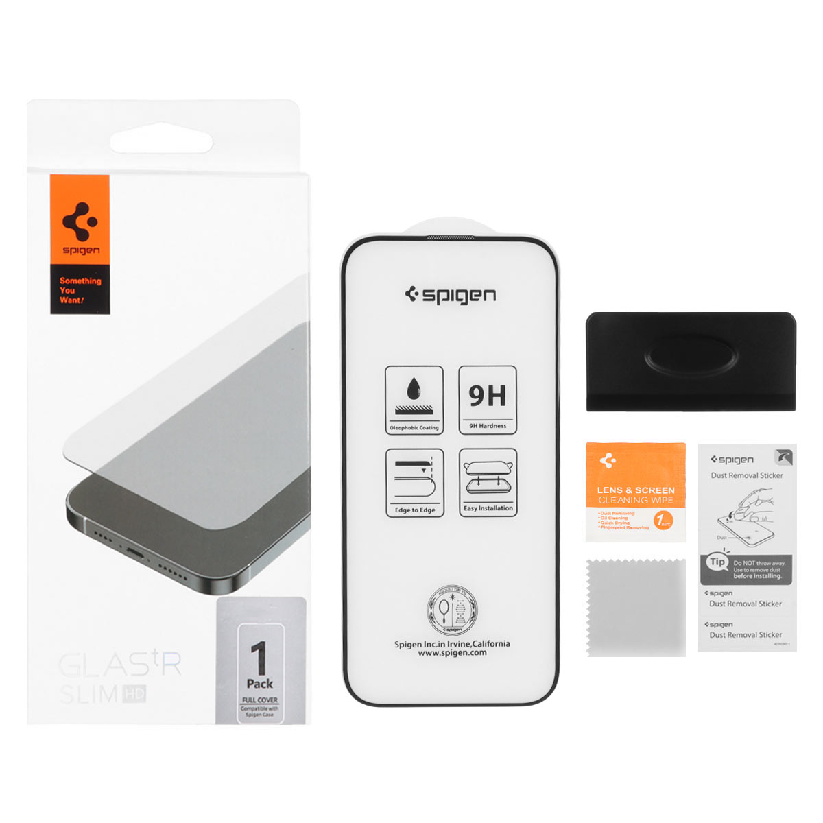 گلس گوشی شیشه ای اپل iPhone 16 Pro Max اسپیگن مدل GLASTR Slim HD گلس گوشی شیشه ای اپل iPhone 16 Pro Max اسپیگن مدل GLASTR Slim HD