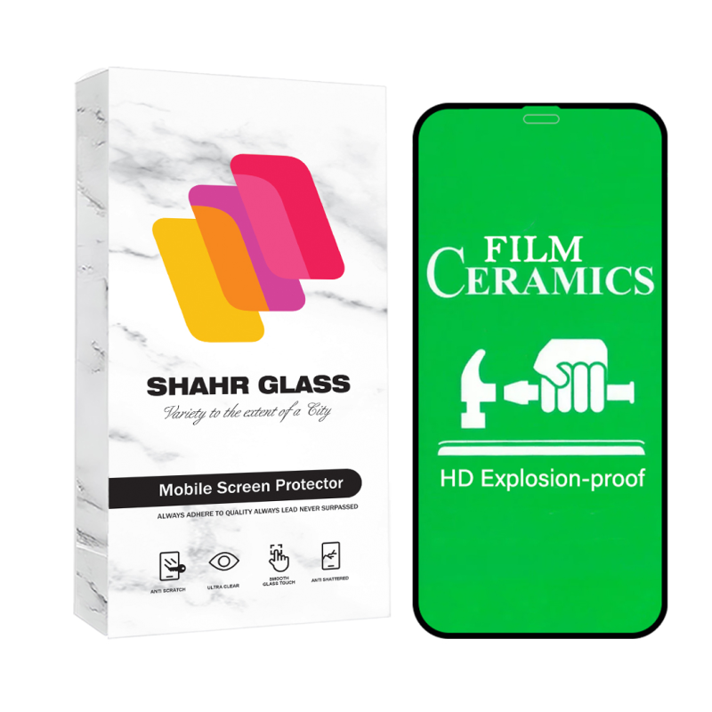 گلس گوشی اپل iPhone XS Max سرامیکی شهر گلس مدل CERCLRSH  گلس گوشی اپل iPhone XS Max سرامیکی شهر گلس مدل CERCLRSH