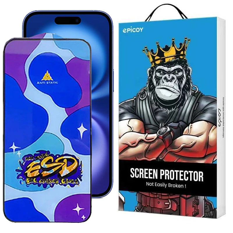 محافظ صفحه نمایش اپیکوی مدل Star ESD مناسب برای گوشی موبایل اپل iPhone 16/15 محافظ صفحه نمایش اپیکوی مدل Star ESD مناسب برای گوشی موبایل اپل iPhone 16/15