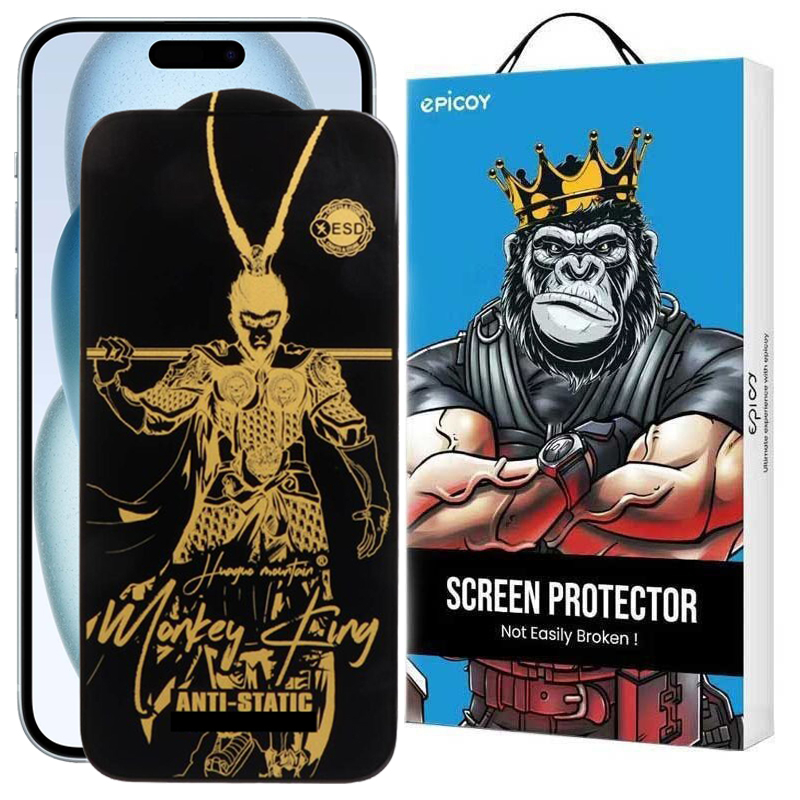 محافظ صفحه نمایش اپیکوی مدل Wukong ESD مناسب برای گوشی موبایل اپل iPhone 15/16/14 Pro محافظ صفحه نمایش اپیکوی مدل Wukong ESD مناسب برای گوشی موبایل اپل iPhone 15/16/14 Pro